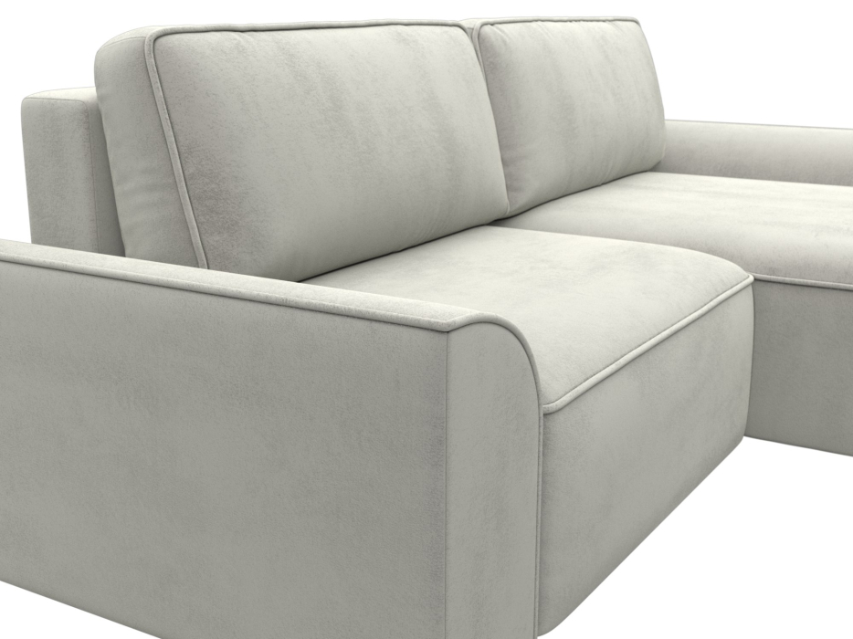 Диваны угловые в гостиную, Диван угловой Лига-048 НПБ, велюр TOWER