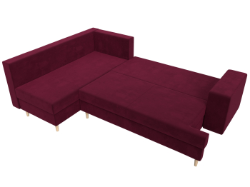 Диван угловой Сильвана левый угол, микровельвет