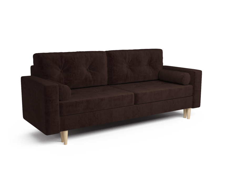 Диваны кровати со спальным местом, Прямой диван Честер, велюр