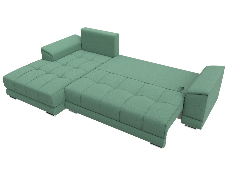 Диваны угловые в гостиную, Диван угловой НордСтар левый угол, рогожка Амур