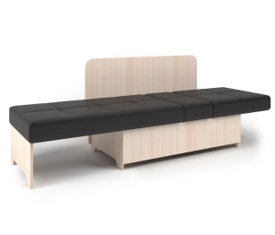 Кушетка Гамма Лайт правый экокожа / Корфу