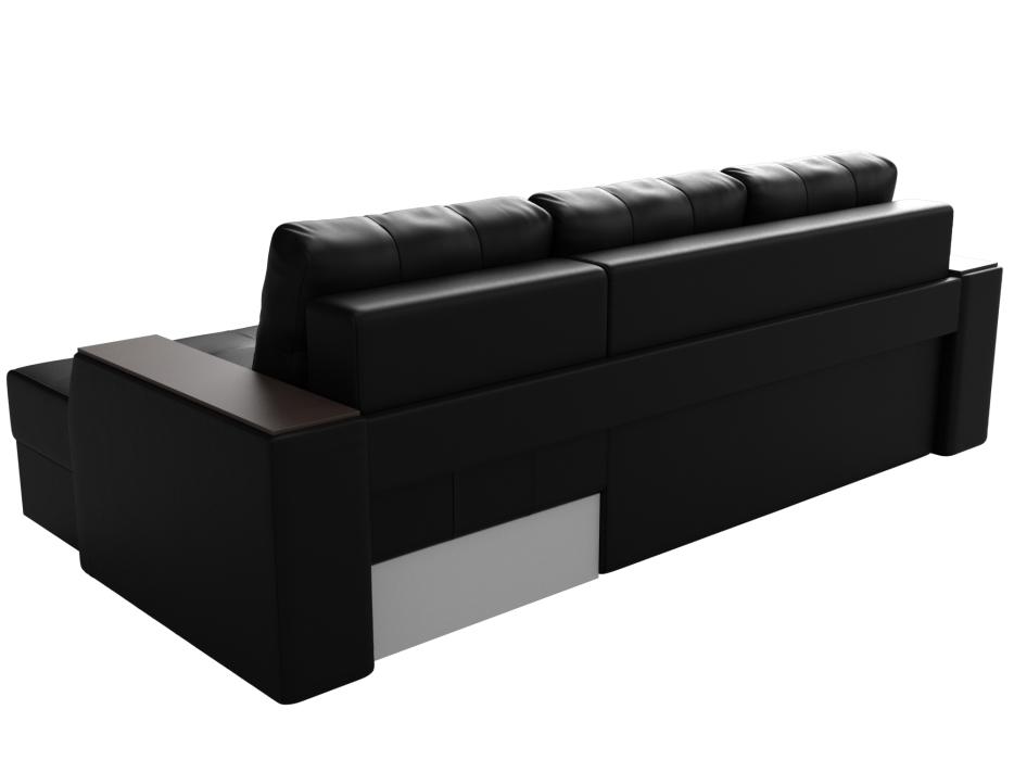 Диваны угловые в гостиную, Угловой диван Эмир БС правый угол, экокожа