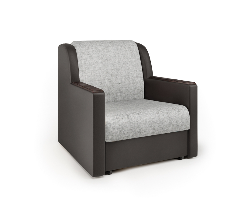 Кресла-кровати, Кресло-кровать Аккорд Д, экокожа/шенилл