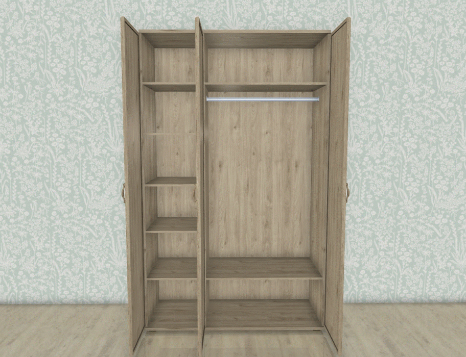 Шкафы распашные, Модульная система Карина Шкаф ШК-1001