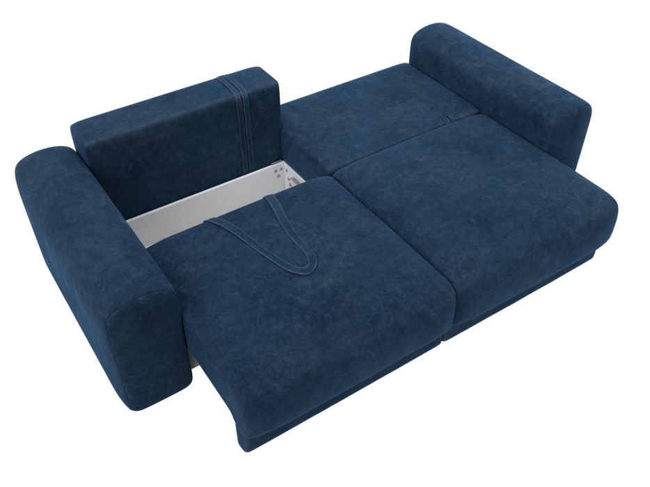 Диваны еврокнижки, Диван прямой Лига-056 НПБ, велюр BRUT