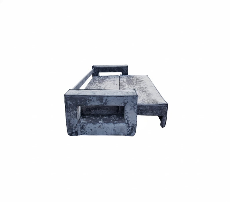 Дизайнерские диваны для гостиной, Диван-кровать еврокнижка Лофт Люкс  с подсветкой , 140,плюш