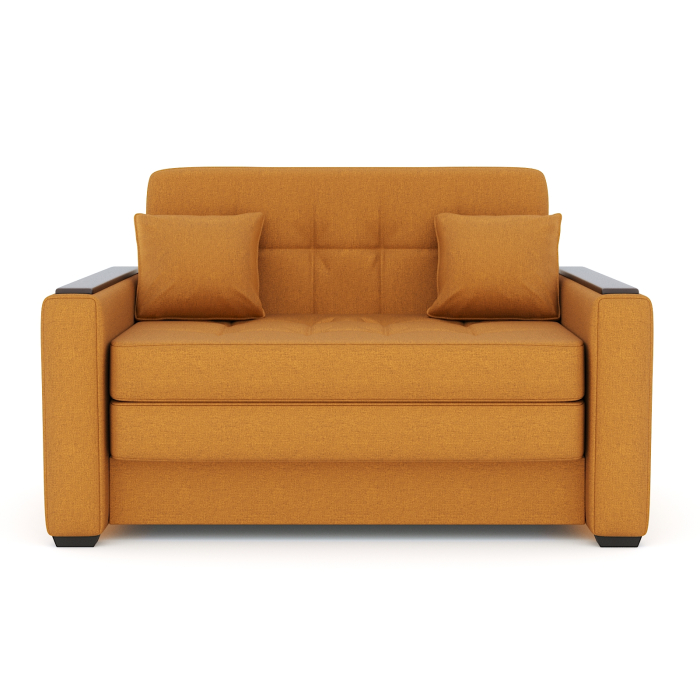 Диваны с ящиком для белья, Диван- кровать Этро Вуд, рогожка, 120