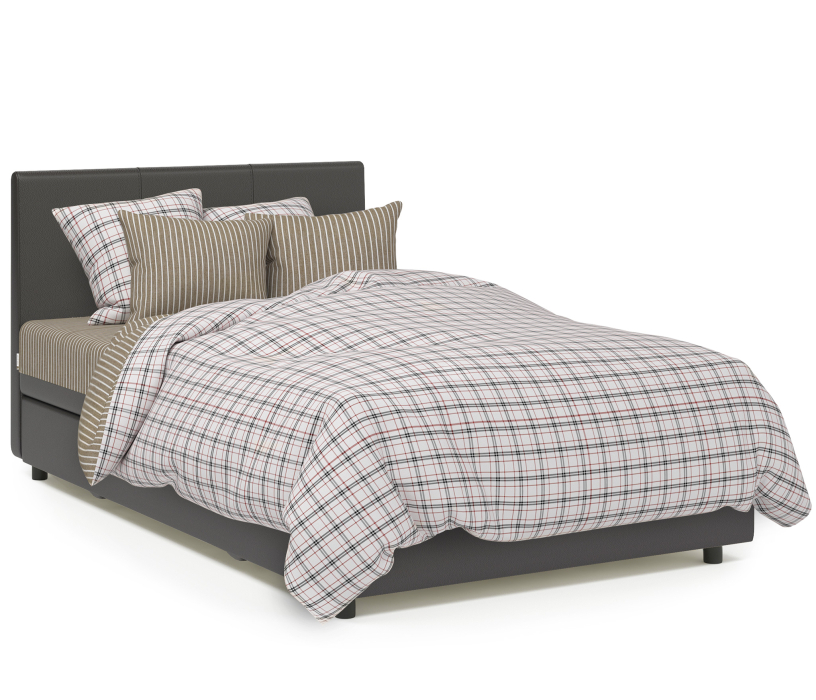 Мягкая кровать, Кровать тахта Классика 100 с подъемным механизмом, шенилл / экокожа