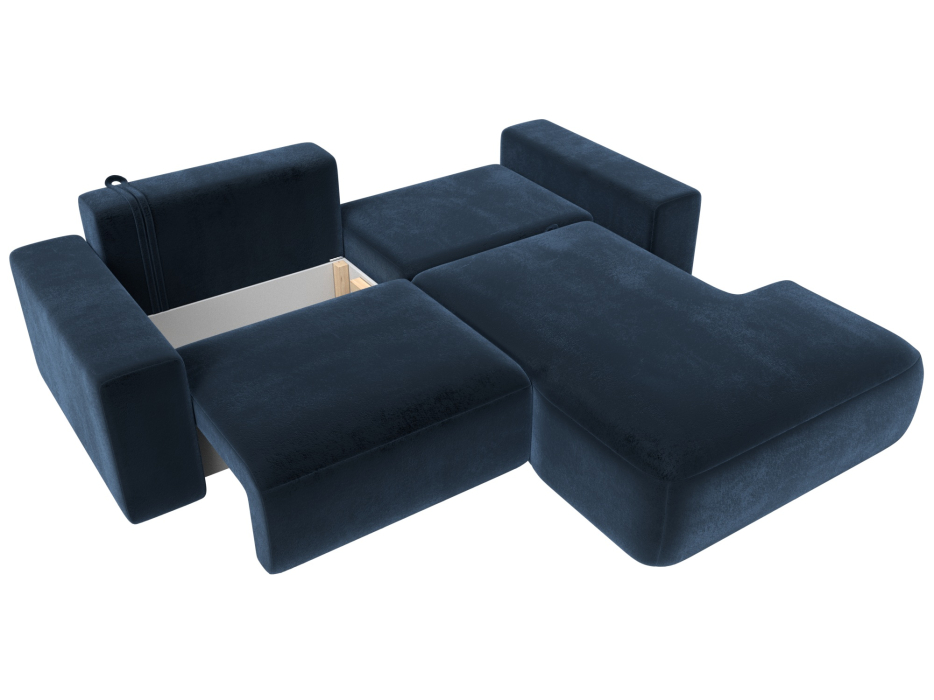 Диваны угловые в гостиную, Диван угловой Лига-036 НПБ Классик правый угол, велюр TOWER 