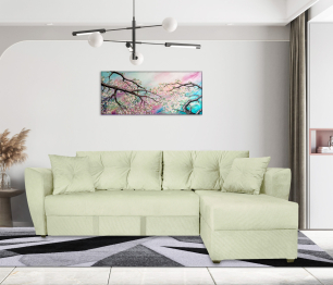 Диван угловой  Амстердам 160, велюр