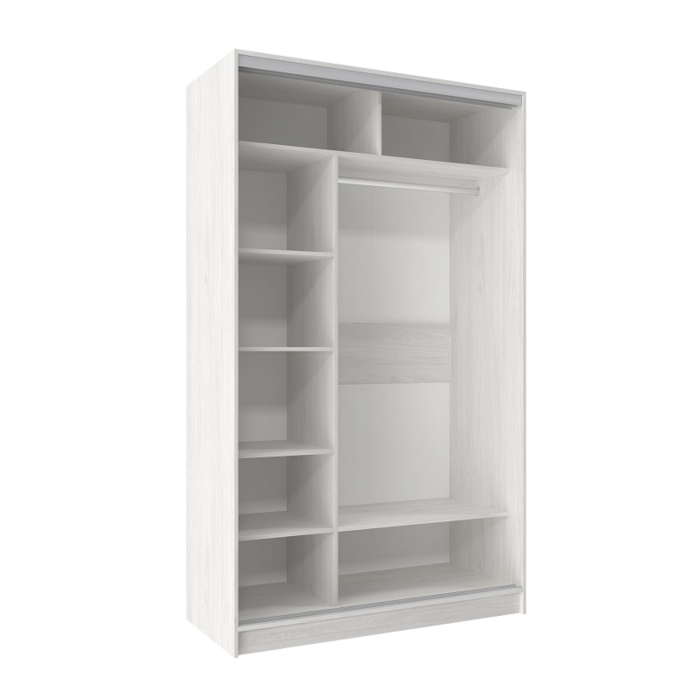 Шкафы-купе 2-х дверные, Шкаф-купе 2-дв  Домашний 1350 лдсп/лдсп  (в2295*ш1350*г595)