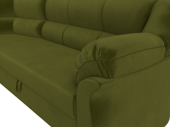 Диван угловой Карнелла левый угол, микровельвет