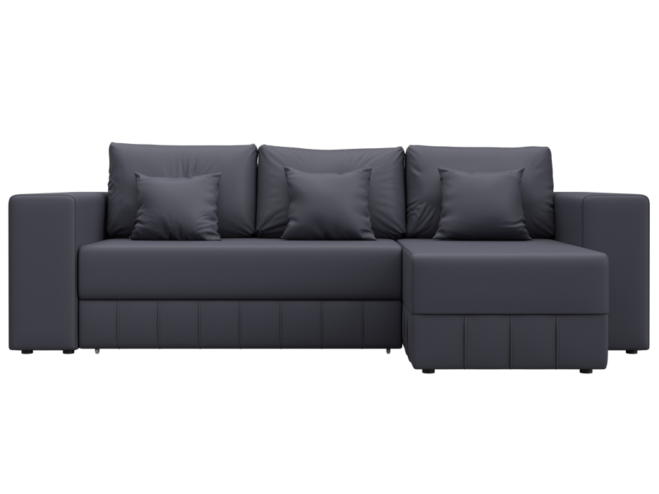 Диваны угловые в гостиную, Диван угловой Лига-076 угол универсальный, экокожа GRIFON