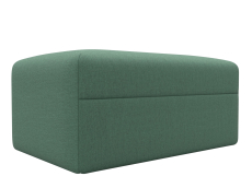 Пуф в прихожую, Модуль пуф Лига-060 НПБ, рогожка Амур