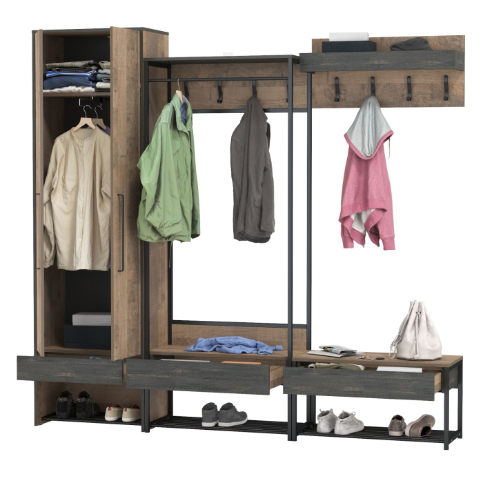 Прихожие, Мебель для прихожей в стиле лофт Трувор № 229