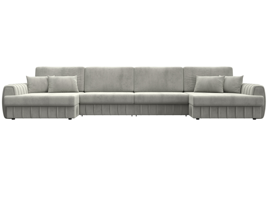 Диваны угловые в гостиную, Диван П-образный Лига-057 НПБ Лонг, велюр TOWER