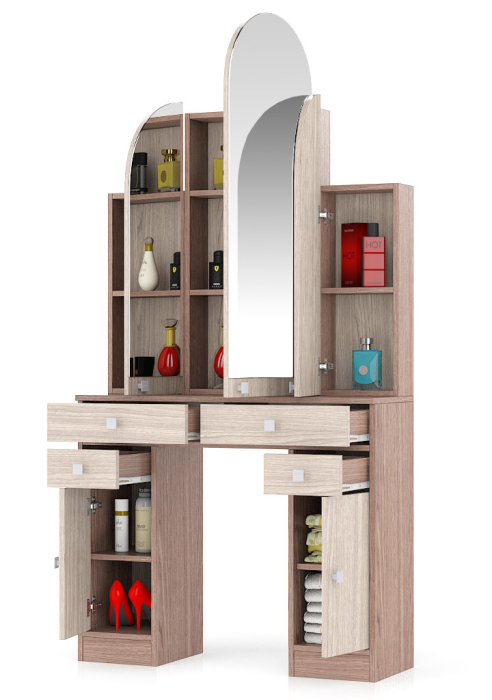 С зеркалом, Туалетный столик Трельяж МД №2