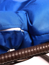 Подвесное кресло ДЛЯ ДВОИХ с ротангом коричневое