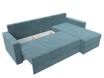 Диван угловой Верона Лайт правый угол, велюр