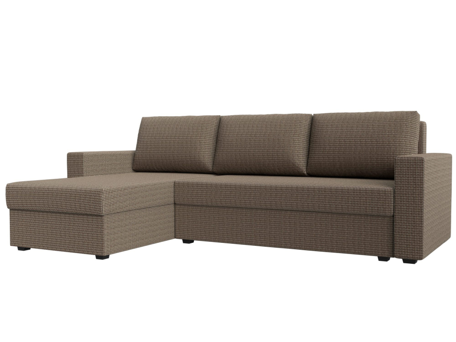 Диваны угловые в гостиную, Угловой диван Траумберг Лайт левый угол, рогожка