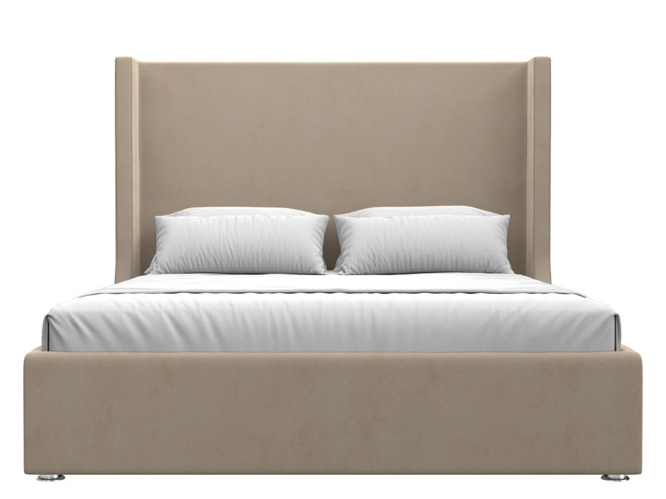 Мягкая кровать, Кровать интерьерная Ларго 160, велюр