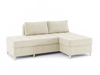 Диван-кровать угловой Оливер 2 еврокнижка-трансформер, рогожка Люкс