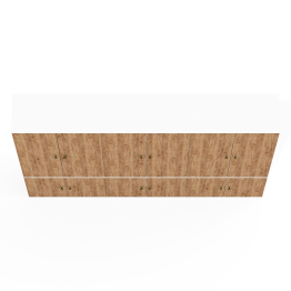 Набор бельевых шкафов Лидер-8 20Б три штуки