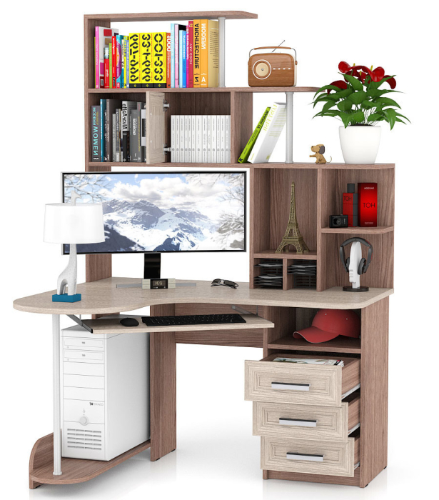 Детские столы, Угловой компьютерный стол Варяг-3