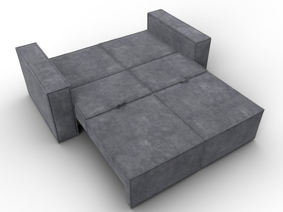 Диваны кровати со спальным местом, Диван прямой Куба мини, велюр BRUT