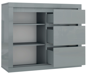 Комод с 3-мя ящиками, 107х90х40 см Спайс