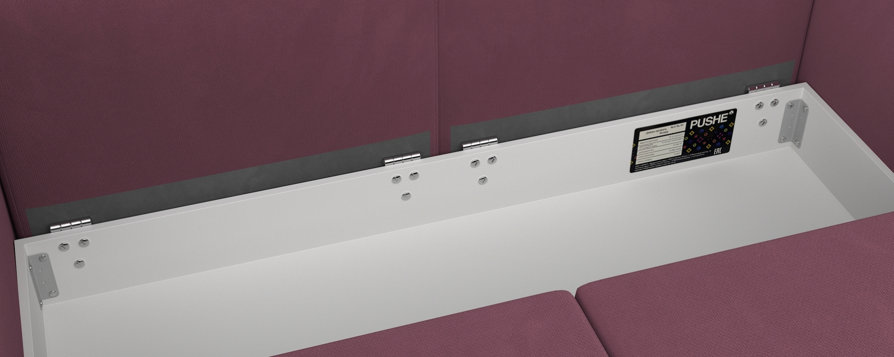 Дизайнерские диваны для гостиной, Диван-кровать Фьорд SMART 140, велюр