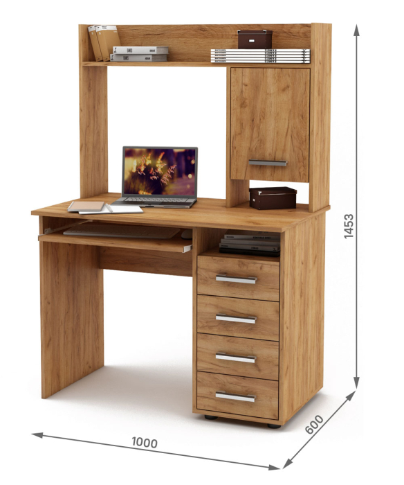 Прямые, Письменный стол Остин-11К