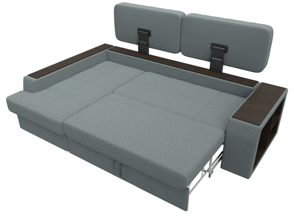 Диваны угловые в гостиную, Диван угловой Брюссель левый угол, рогожка Амур