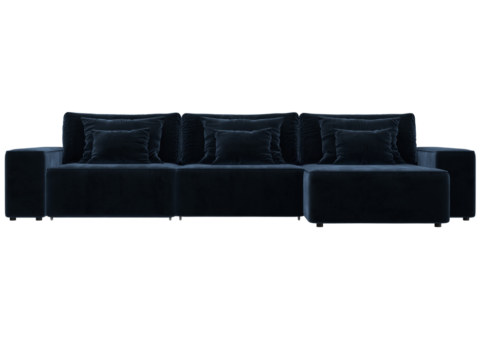 Диваны угловые в гостиную, Диван угловой Лига-074 угол универсальный, велюр TOWER