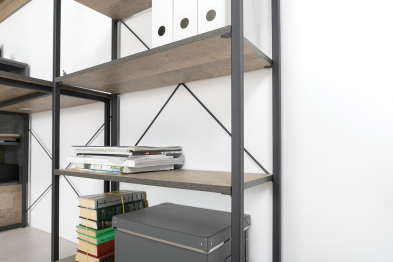 Тумба под ТВ и открытый стеллаж Трувор