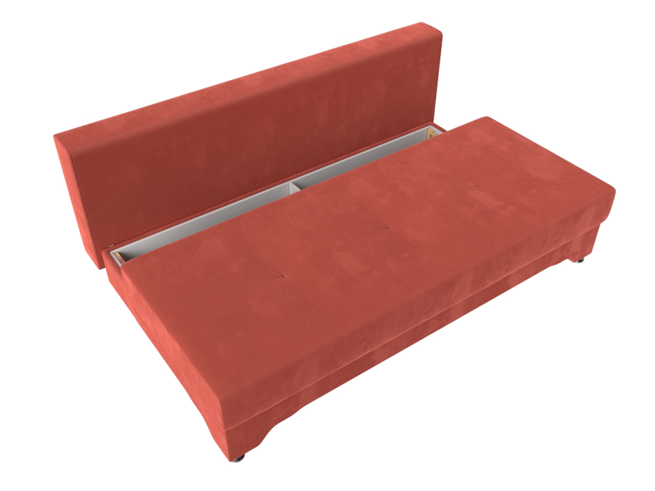 Диваны еврокнижки, Диван прямой Ник-2, микровельвет