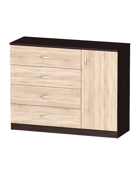 Комоды, Комод Лайф 115*40*90	Венге