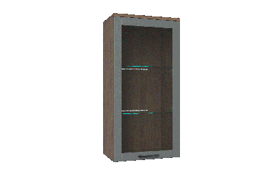 Модульная система Грейс Антресоль АН-5004  Гикори Джексон Темный