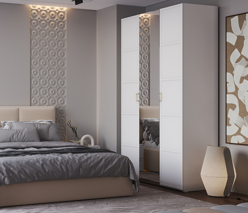 Шкафы распашные, Стелла Шкаф комбинированный