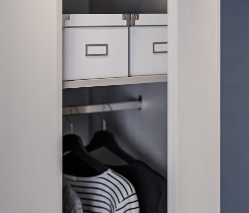 Шкафы распашные, Шкаф 1 дверный Милан СБ-3262 Серый/МДФ Светло серый