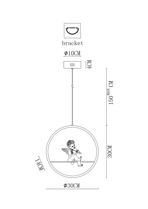 Светильник подвесной, Подвесной светильник PARADISE