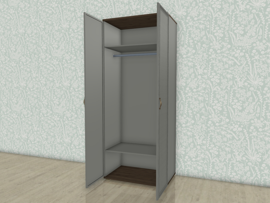 Шкафы двухстворчатые, Модульная система Карина Шкаф ШК-1002