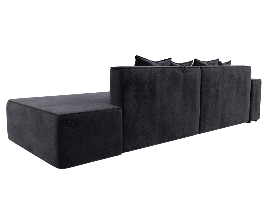 Диваны угловые в гостиную, Диван угловой Лига-079 угол левый, велюр TOWER