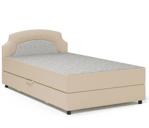 Кровать тахта Шарм 100 с подъемным механизмом, шенилл/экокожа