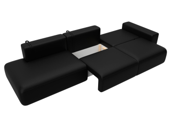 Диван прямой Лига-036 НПБ Модерн Лонг подлокотник справа, экокожа GRIFON