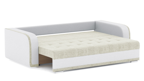 Диван-кровать Генри еврокнижка, рогожка+кож.зам