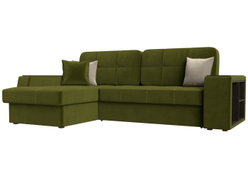 Угловой диван Брюссель левый угол, микровельвет