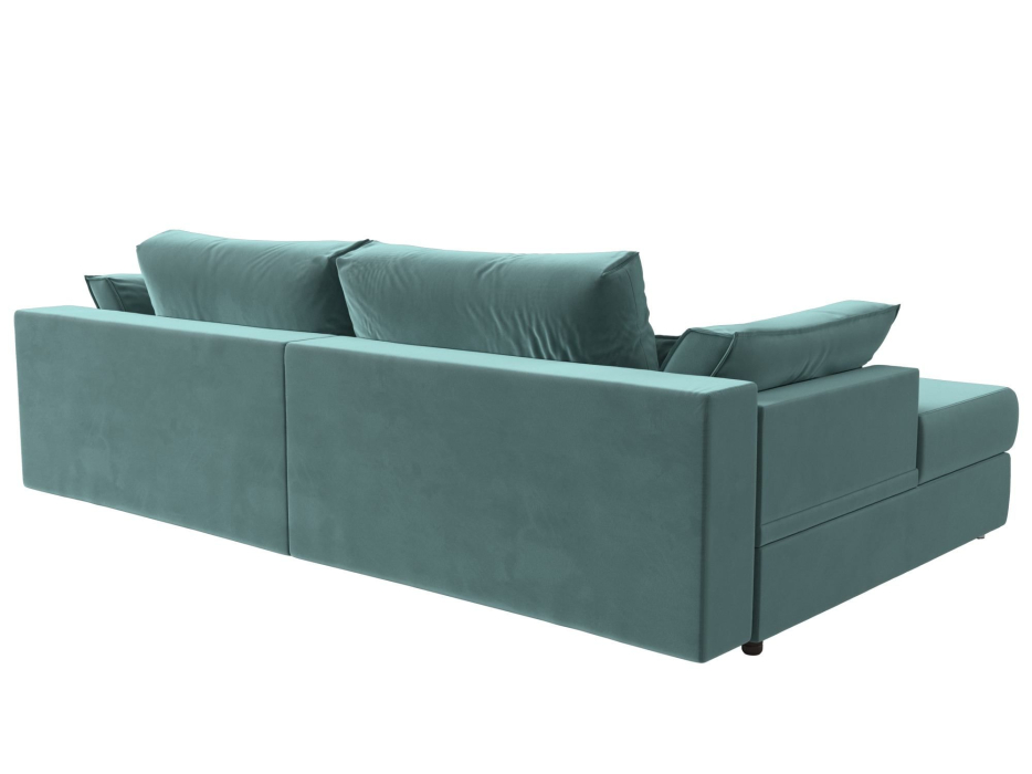 Диваны угловые в гостиную, Угловой диван Пекин угол левый, велюр