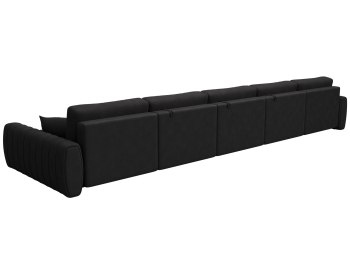 Диван П-образный Лига-057 НПБ МегаЛонг, замша JOLY