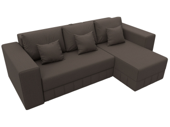 Диван угловой Лига-076 угол универсальный, рогожка Амур